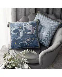 Decorative pillow ELEMENTY AQUA