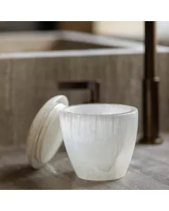 Cotton pads vase LOAN