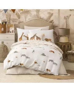 Bed linen set for kids SAFARI