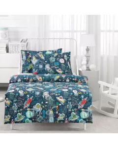 Bed linen set for babies COSMIC
