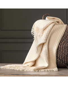 Throw Rialto ivory