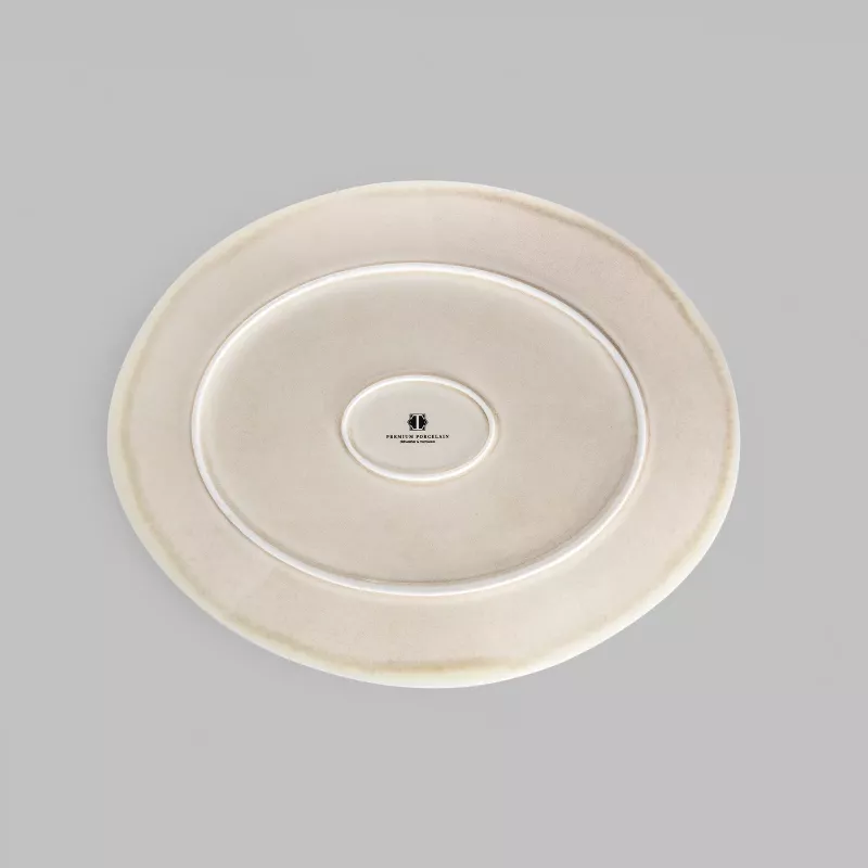 Oval dish TOMITA