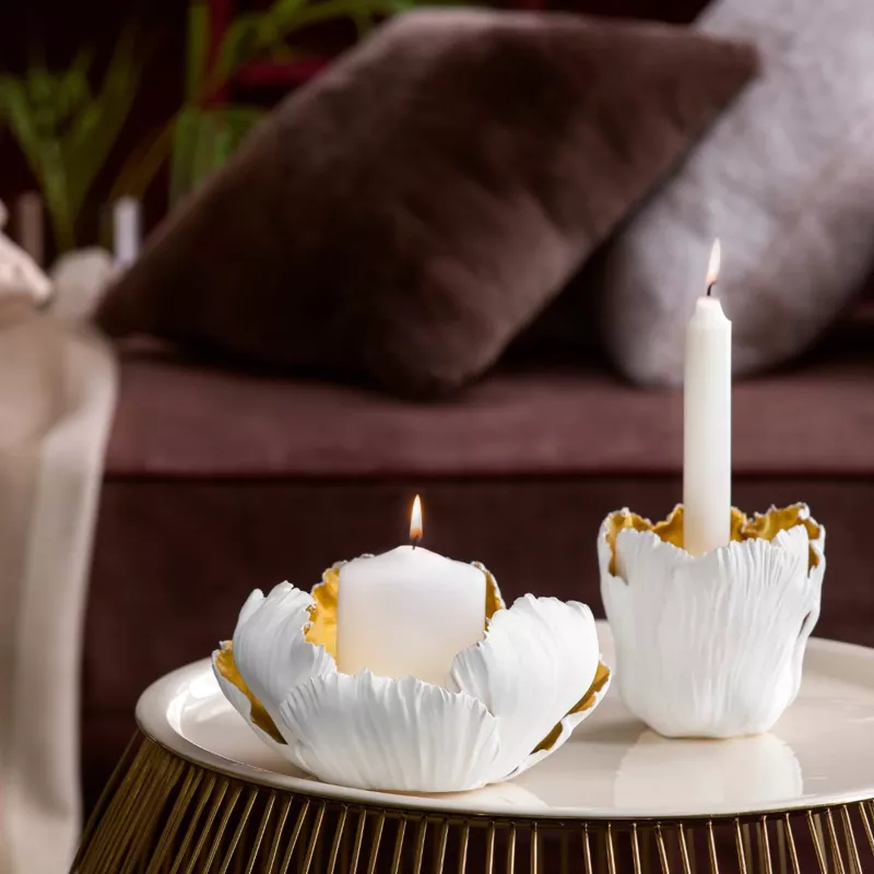 Candle holder CAMELLIA  