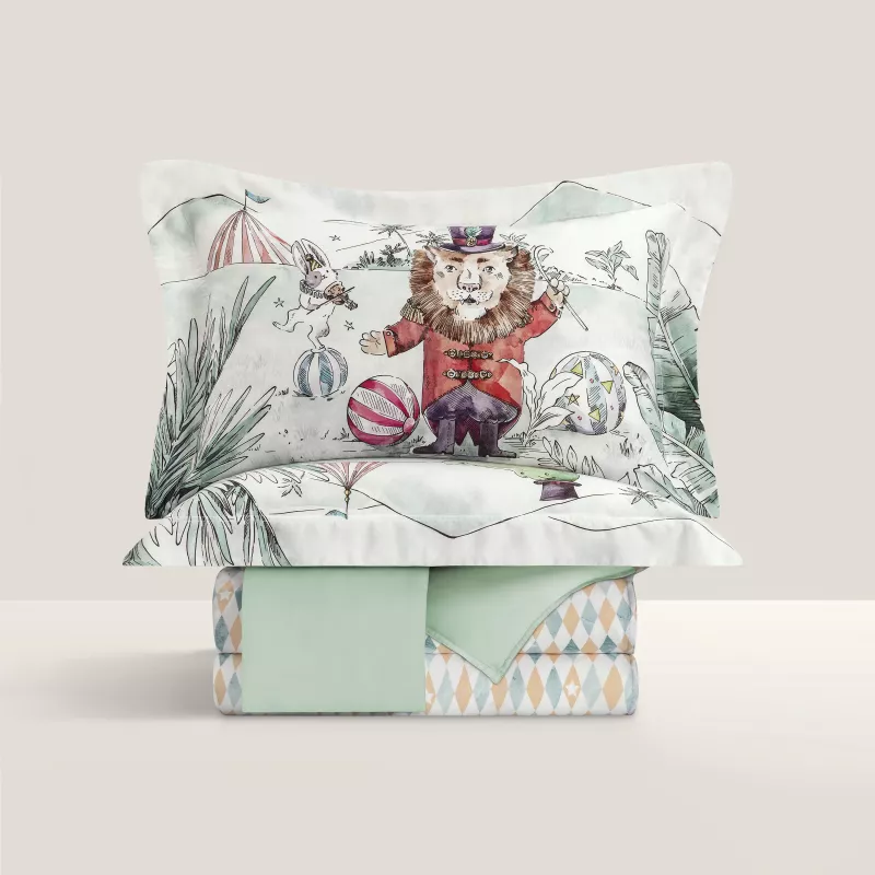 Bed linen set for babies CIRCUS