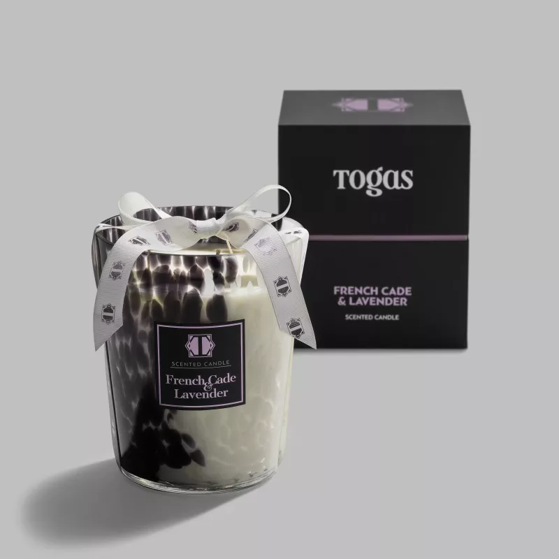 Scented candle FRENCH CEDAR AND LAVENDER
