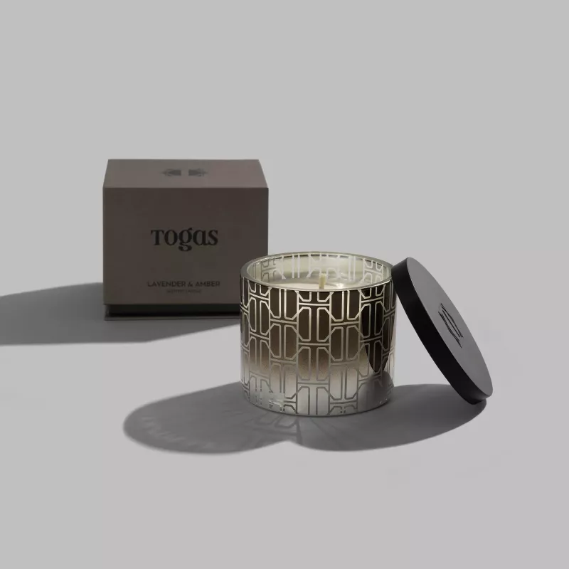 Scented candle LAVENDER & AMBER