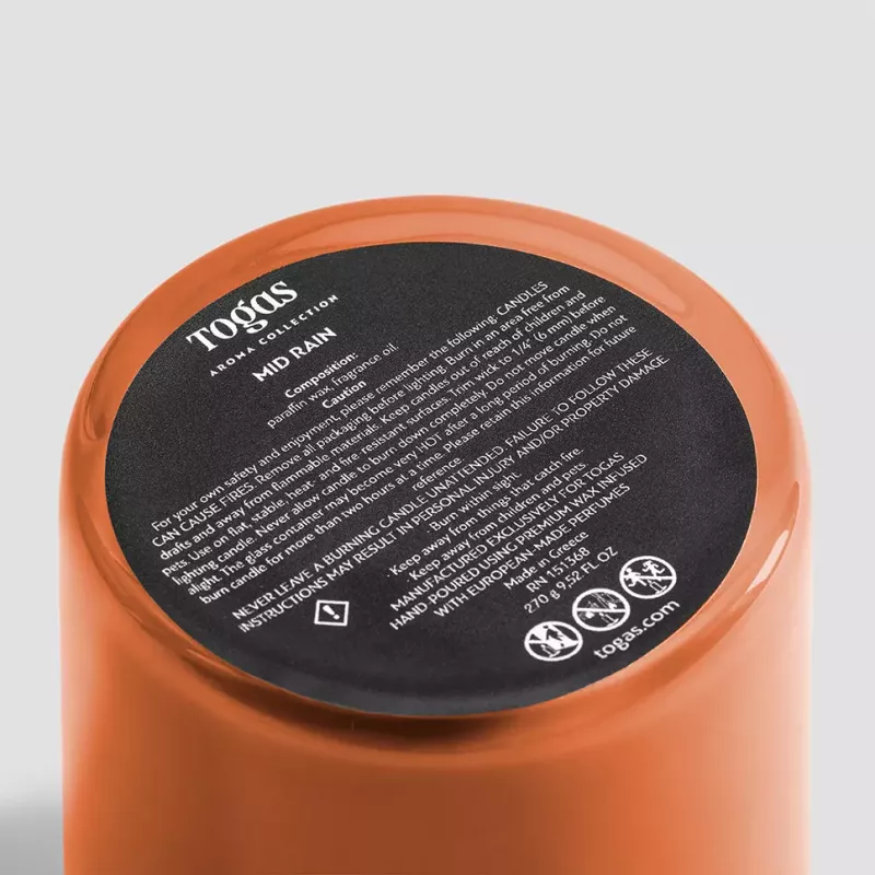 Scented candle MID RAIN