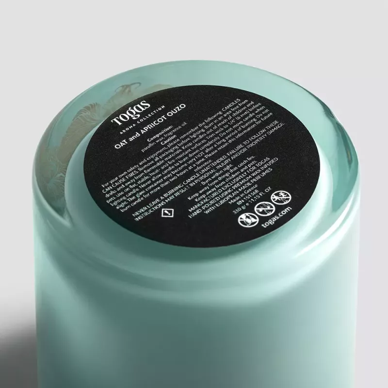Scented candle APRICOT AND OAT