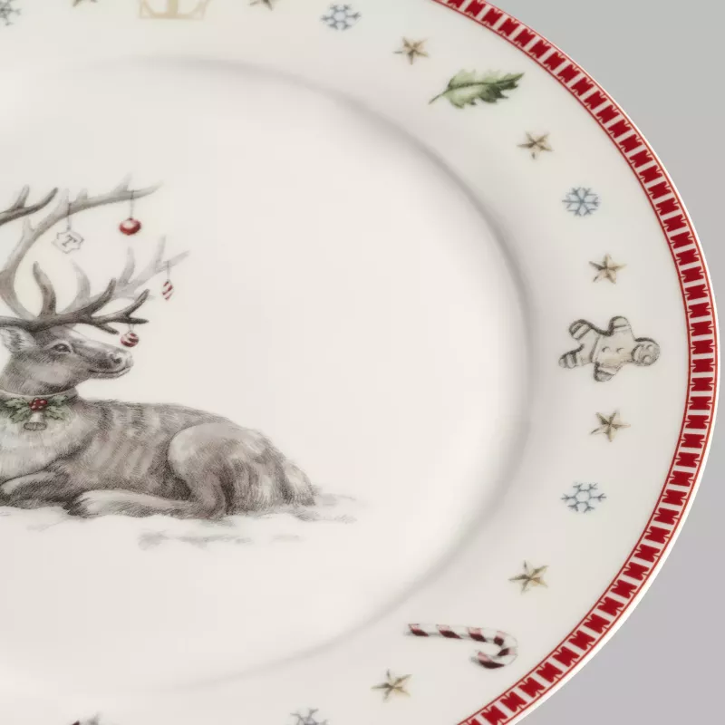 Dessert plate SNOWFUN