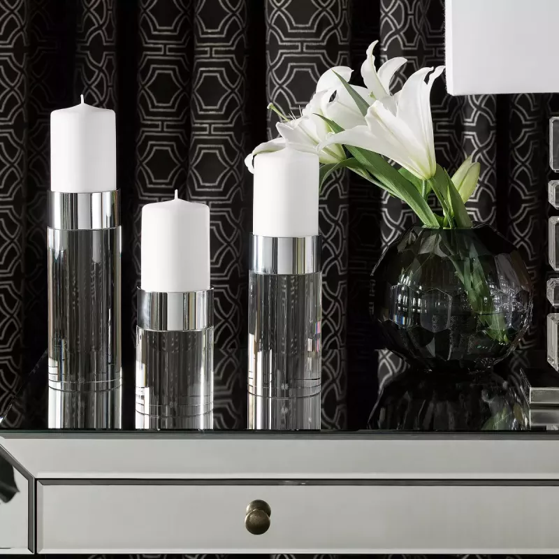 Candle holder AIMEE SILVER