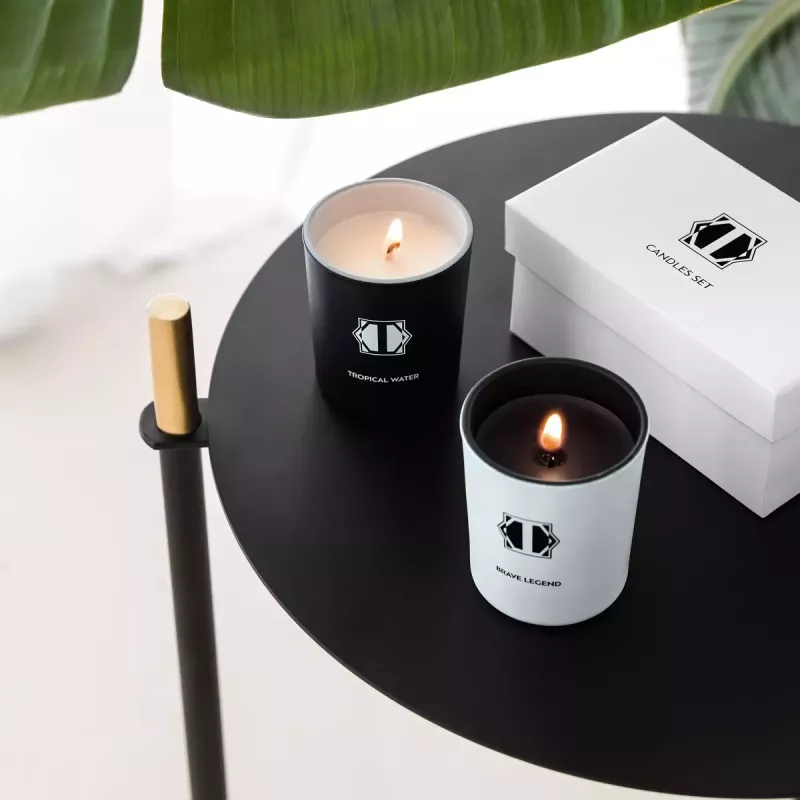 Travel scented candle set  TROPICAL WATER 