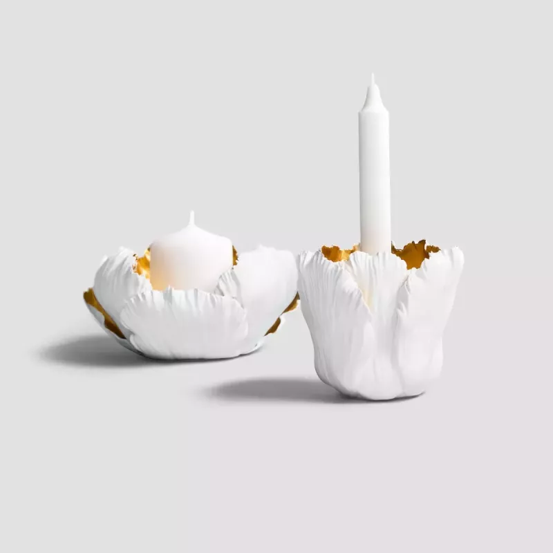 Candle holder CAMELLIA  