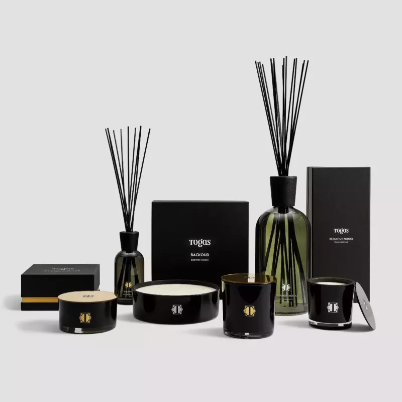 Scented candle BERGAMOT & VIOLET  