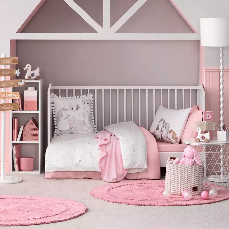 Bed linen set for babies KITTY