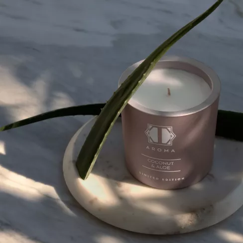 Scented candle ALOE AND COCONUT