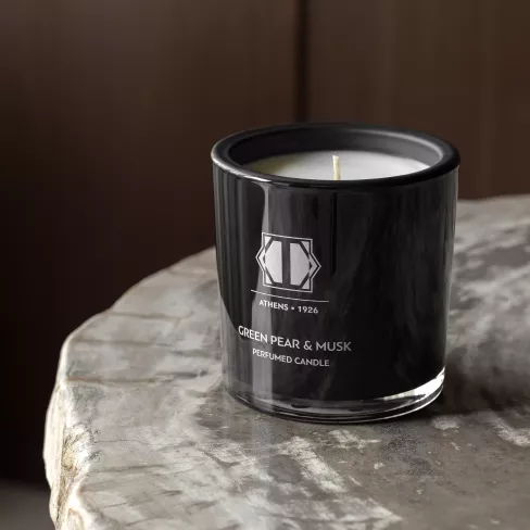 Scented candle GREEN PEAR AND MUSK