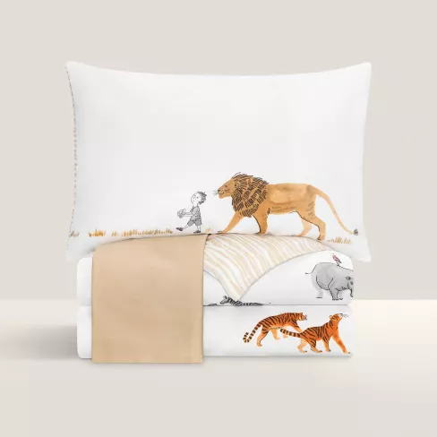 Bed linen set for babies SAFARI