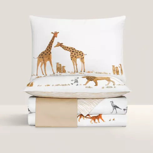 Bed linen set for kids SAFARI