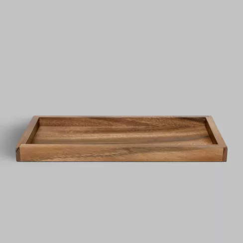 Decorative teak tray