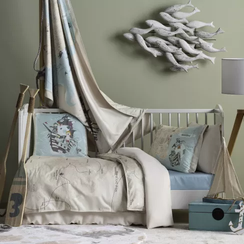 Bed linen set for babies TORTUGA
