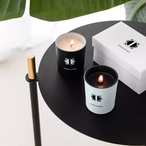Travel scented candle set  TROPICAL WATER 