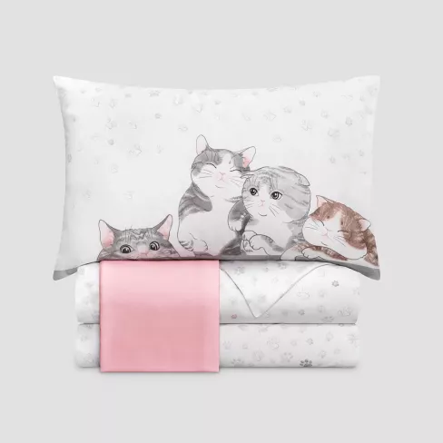 Bed linen set for babies KITTY